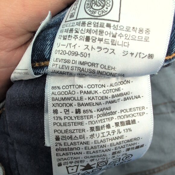 Levi's Men's Straight Jeans Workwear Fit W36 Blue - Picture 11 of 11